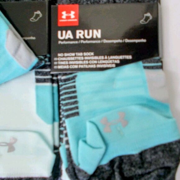 Unisex Under Armour UA Run Performance No Show Socks - Picture 3 of 3